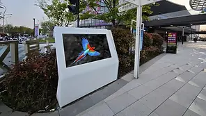 weatherproof wayfinding LCD kiosks