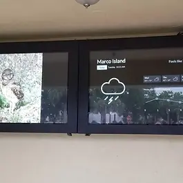 high-brightness digital screens