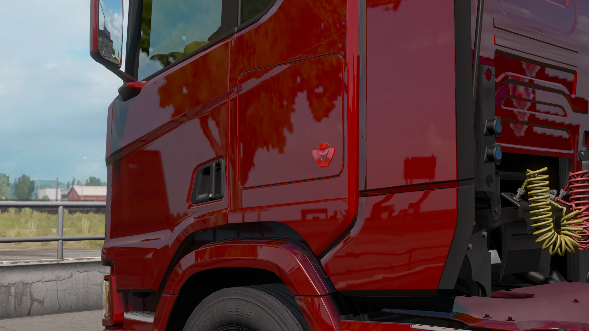 V8 Badge Box Scania Next Gen