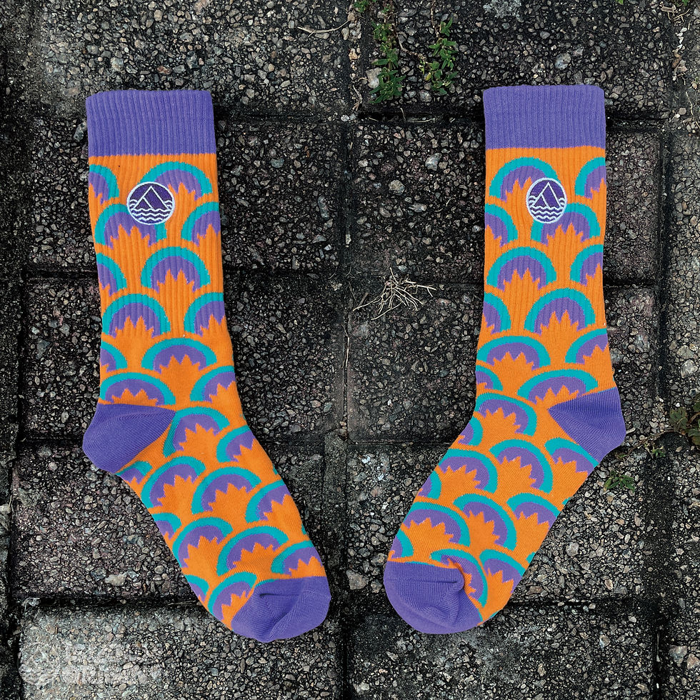 Thumbnail: 香港設計 島人源 Unisex均碼襪子 鹹魚乜乜襪襪22  Saltedfish Socks