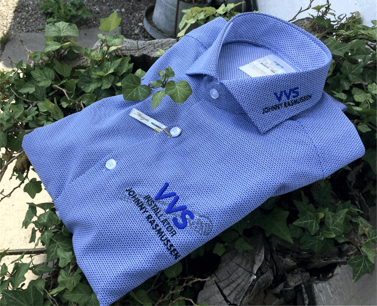 Broderi for firma
VVS Johnny Rasmussen 