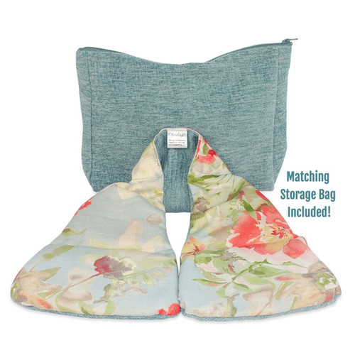 Seafoam Floral Neck Wrap SOULAGE THERAPY SOLUTIONS