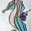 Thumbnail: Stained Glass Seahorse
