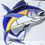 Thumbnail: Stained Glass Yellow Fin Tuna, 14W by 12H