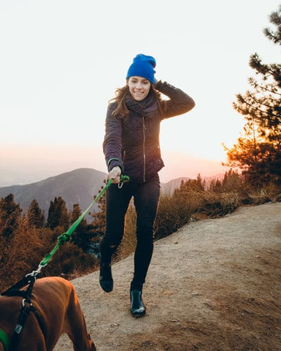 Dog walking for heart health