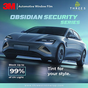 3M Obsidian Security - 3M Bangi Autofilm