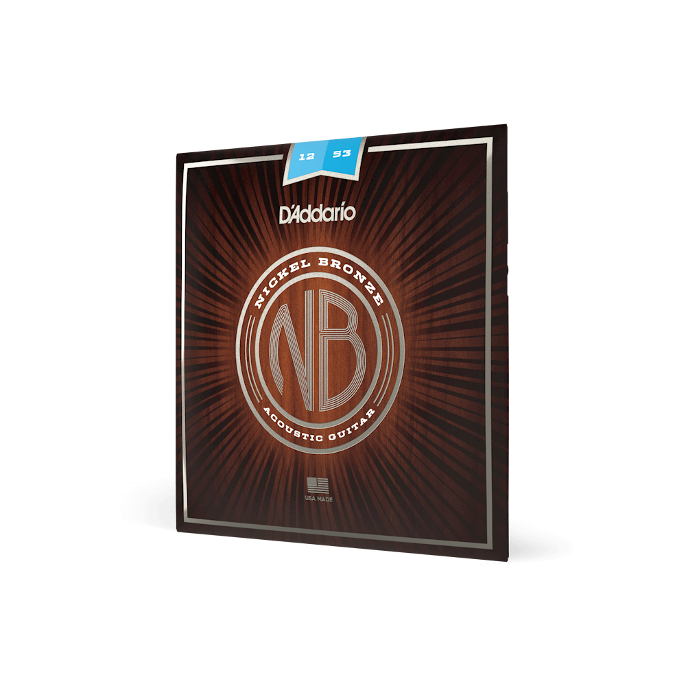 D'Addario Nickel Bronze 12-53 Regular Light Set