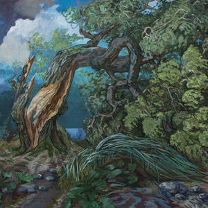 Chêne Michallon, 2020
Peinture acrylique sur toile
150 x 200 cm