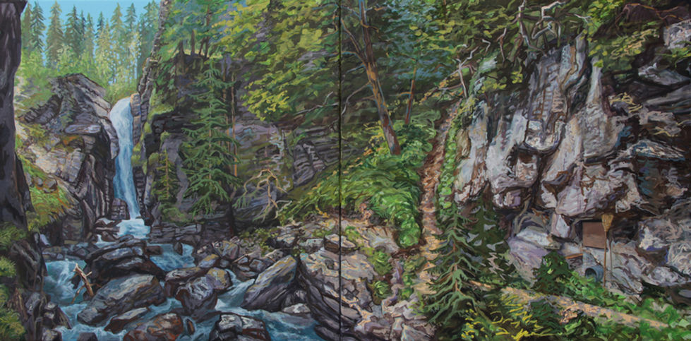 Cascade du Rychenbach près de l'Hôtel Rosenlaui