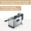 Miniature : SEVERIN Friteuse 2 000 W, Friteuse électrique en inox d’une capacité de 3 L, Ap