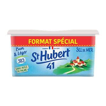 Matière grasse à tartiner 38%MG St Hubert 41 demi-sel - 565g