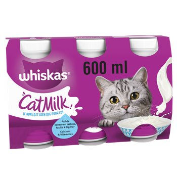 Lait chat et chaton Whiskas 3x200ml