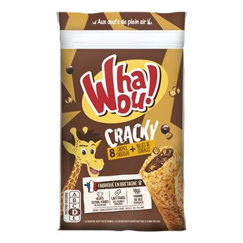 Crêpe fourrée Whaou Cracky choco x8 - 256g