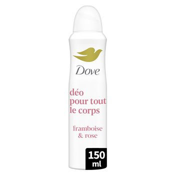 Déodorant spray Dove Pour tout Le corps - 72h Framboise 150ml