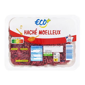 Haché moelleux Eco+ 500g
