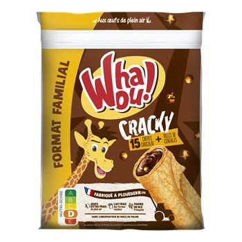 Crêpes Whaou Chocolat cracky - x15 - 480g