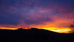paysage coucher de soleil