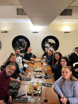 lab fun night in "Noya" restaurant