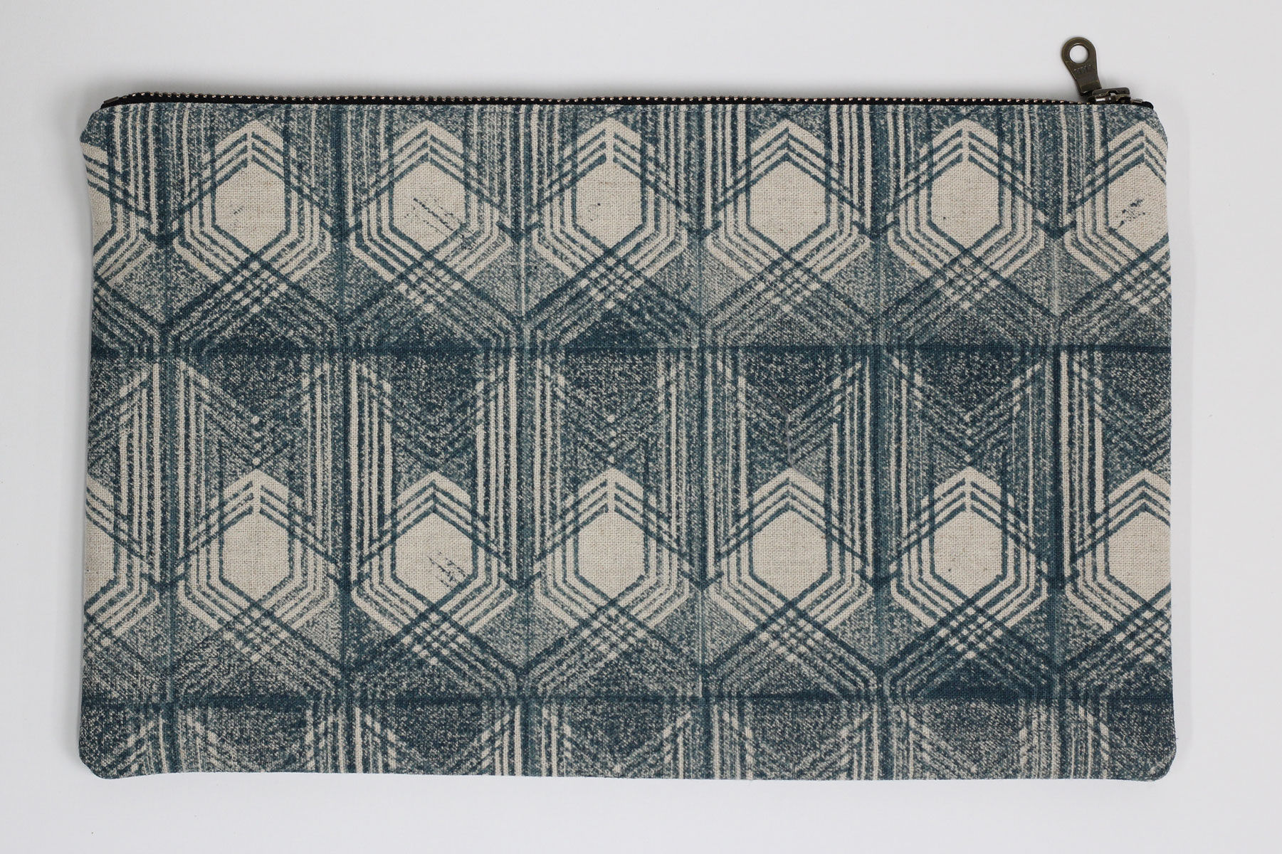 Zipper Bag / Clutch: Deco Arrow pattern