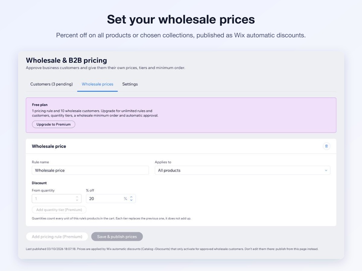 Wholesale & B2B by Optexia screenshot 2