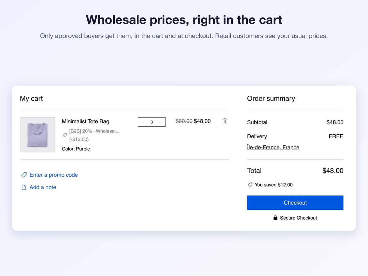 Wholesale & B2B by Optexia screenshot 4