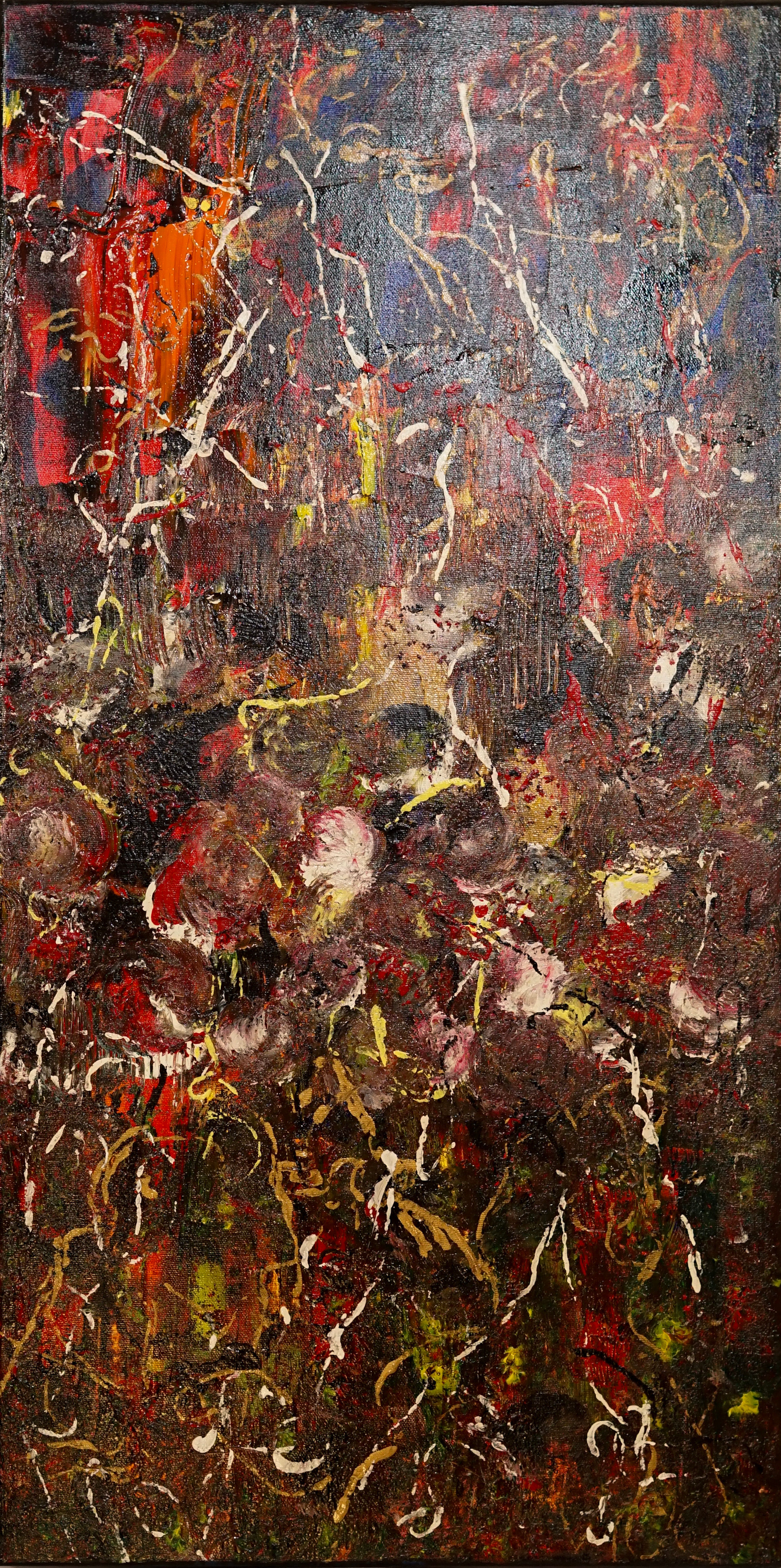 Cascade et luxuriance (30" x 15")