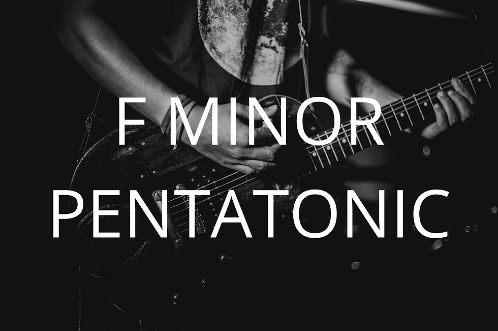 F minor pentatonic scale