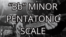 Bb minor pentatonic scale