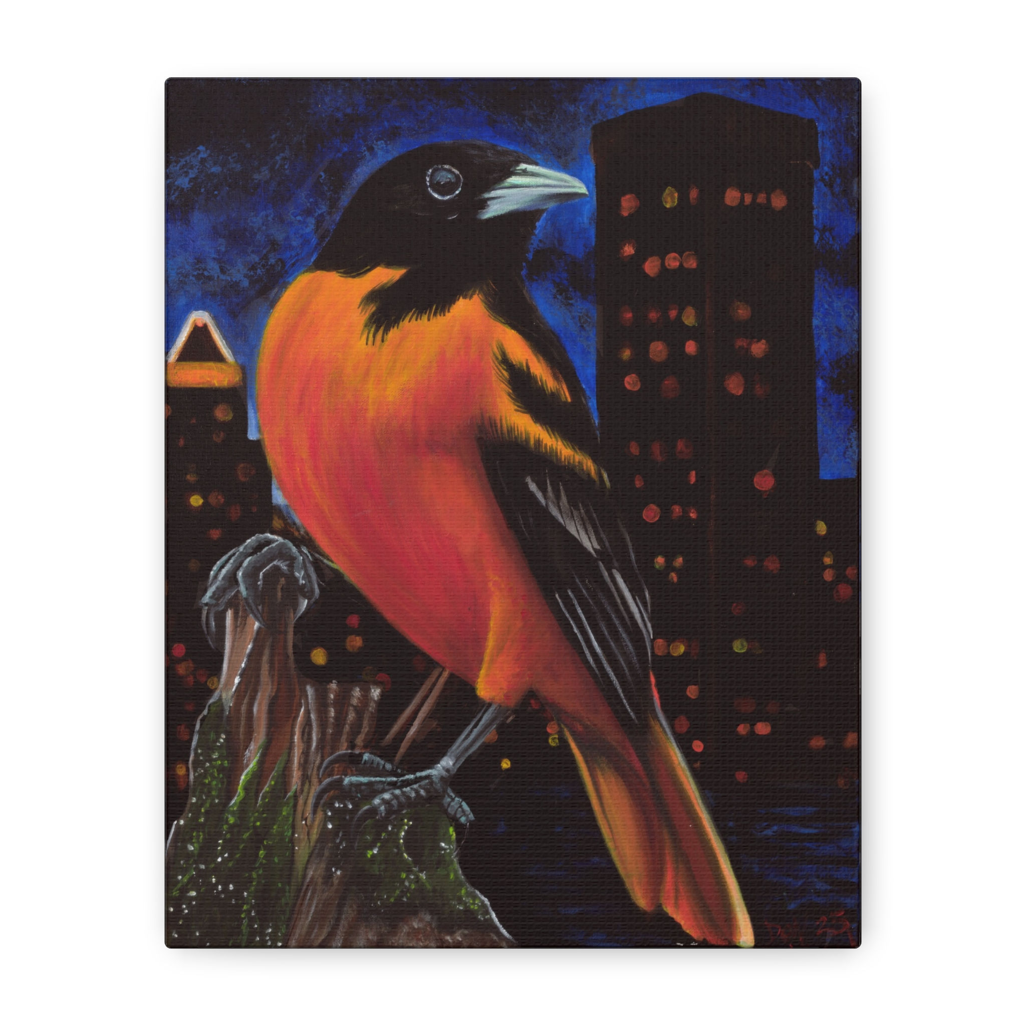 The Baltimore Oriole Canvas