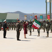 "Nuestras fuerzas armadas son garantía de que México decidirá su destino con independencia”: presidenta Claudia Sheinbaum