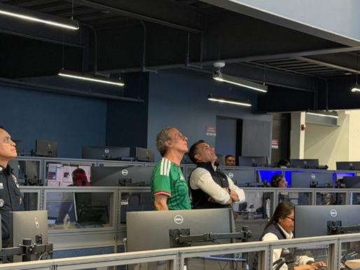 Se realizan operativo de seguridad por festejos del triunfo de la Selección Mexicana