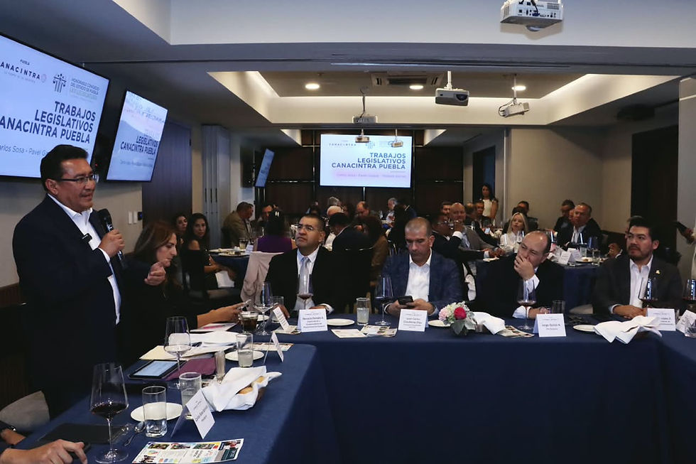 Destaca diputado Pável Gaspar colaboración entre el Poder Legislativo y el sector empresarial