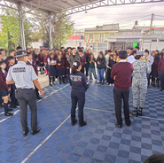 Acerca Guardia Nacional acciones preventivas a estudiantes del Bachillerato Citlaltépetl