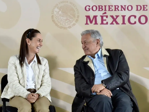 Inauguran AMLO y Sheinbaum estación Santa Fe de Tren Interurbano