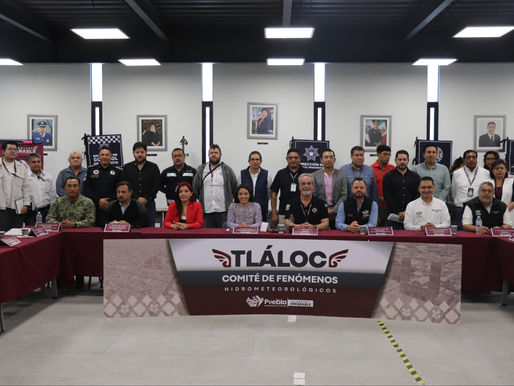 Prevención activa y respuesta oportuna en temporada de lluvias: Comité Tláloc