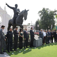 Participan integrantes de la LXII Legislatura en la Develación del Monumento a Ignacio Zaragoza