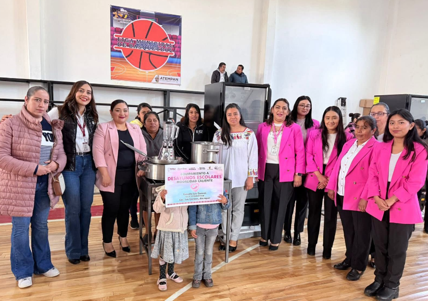 SEDIF fortalece desayunadores escolares en pro de la niñez poblana