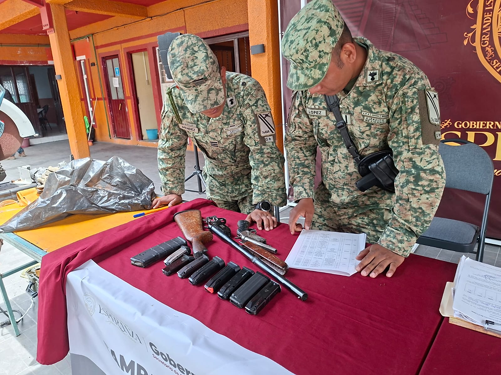 Exitoso canje de armas en Esperanza