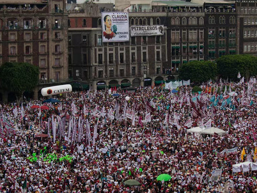 Más de medio millón de personas acudió al cierre de campaña de Sheinbaum en el Zócalo