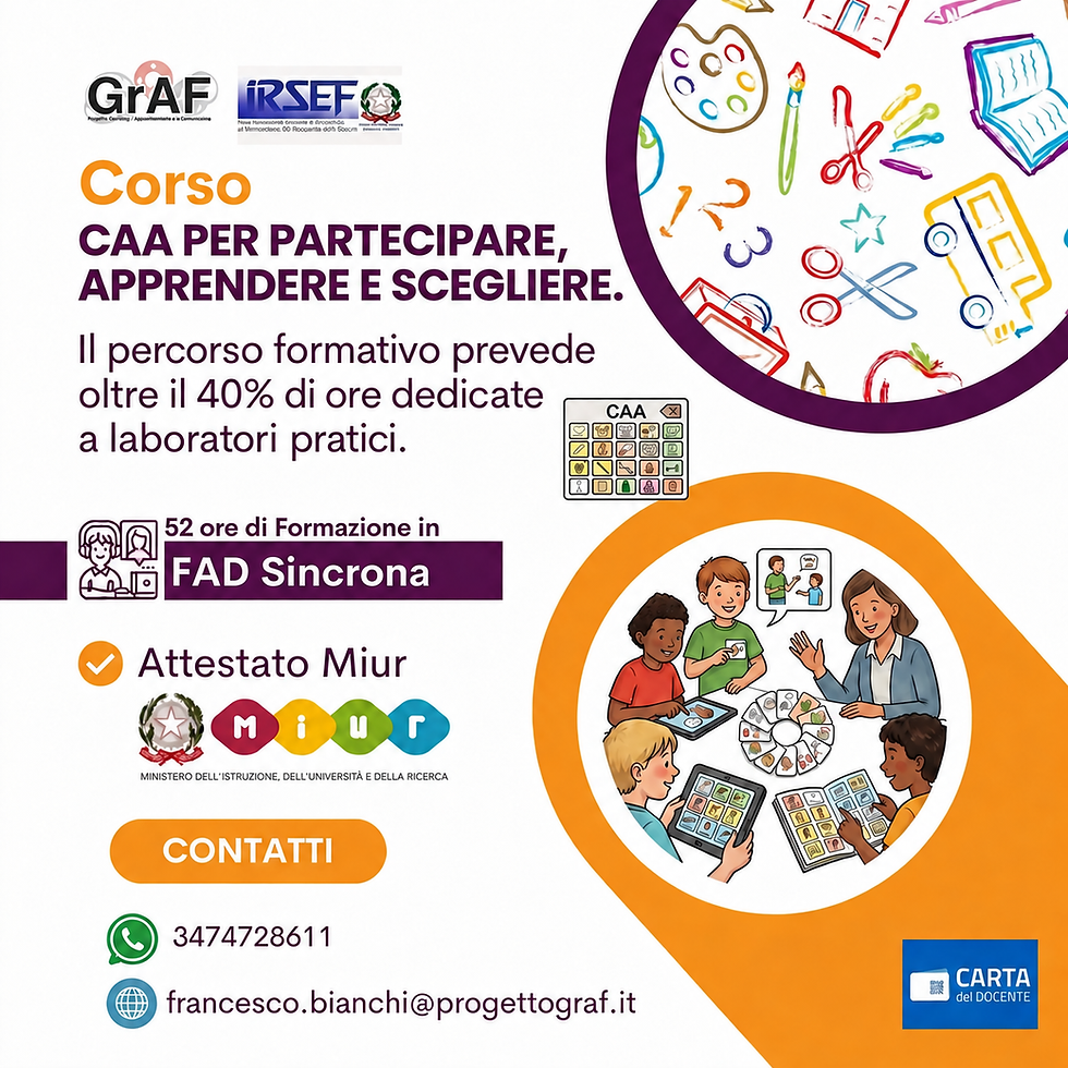 Costi e modalità di iscrizione corso CAA