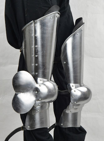 14th - 15th Century Leg Armor - 16 Gauge - SNSA9554P16