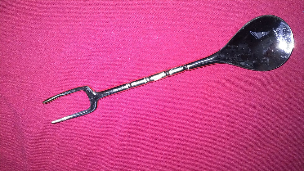 Brass Spoon and Fork