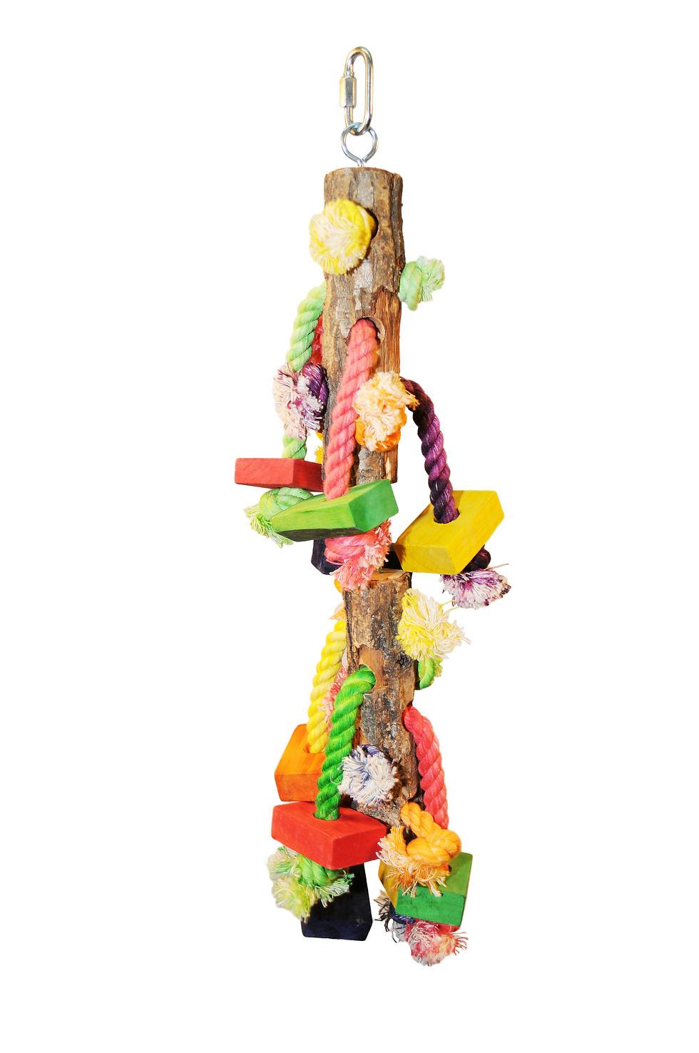 A&E - Medium - Real wood pieces with handing blocks on Rope, 4