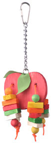 A&E - Small Apple Bird Toy