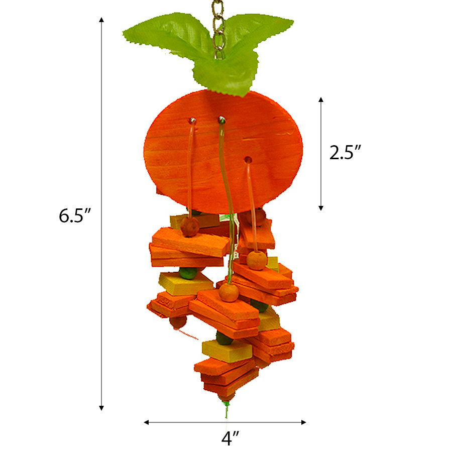 A&E - Small Orange Bird Toy