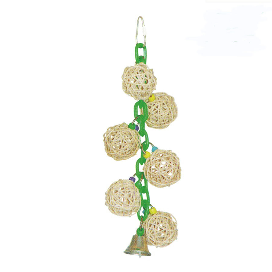 A&E - 6 Vine Balls on Chain w/ Bell