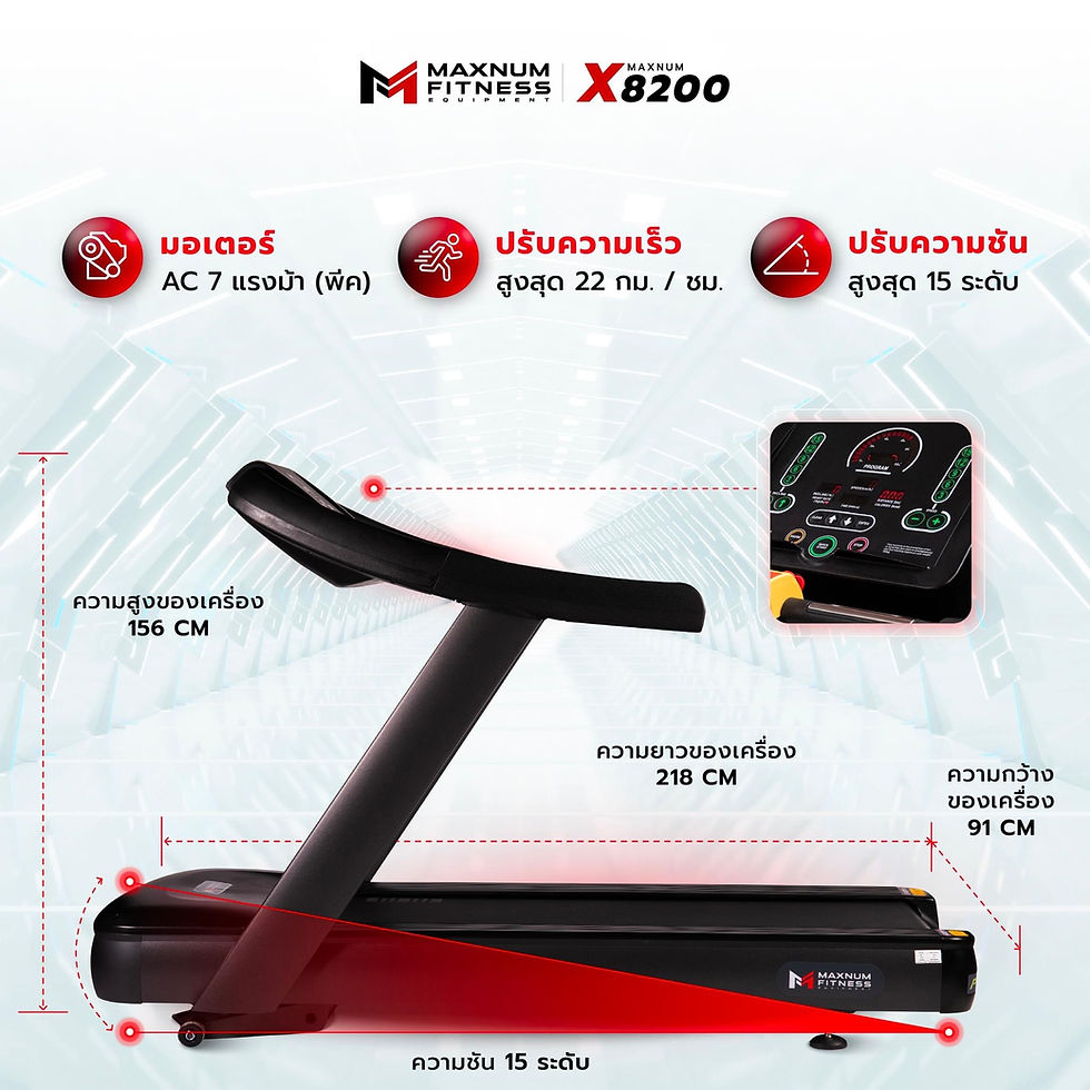 ภาพขนาดย่อ: X8200 Treadmill