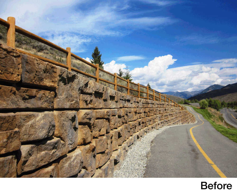 Sun Valley Bike Path Before/After