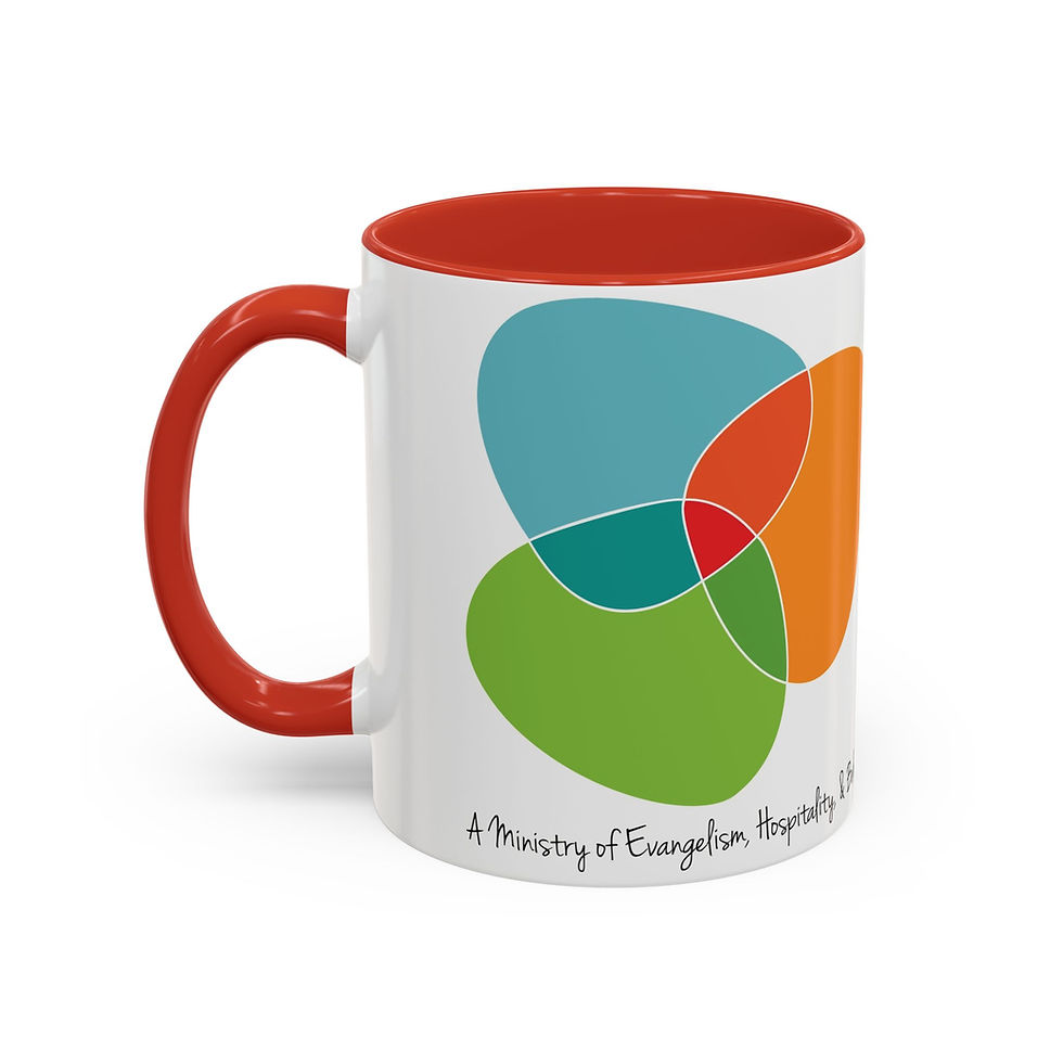 Thumbnail: Invite Welcome Connect Accent Coffee Mug — Inspirational Community Logo 11/15oz