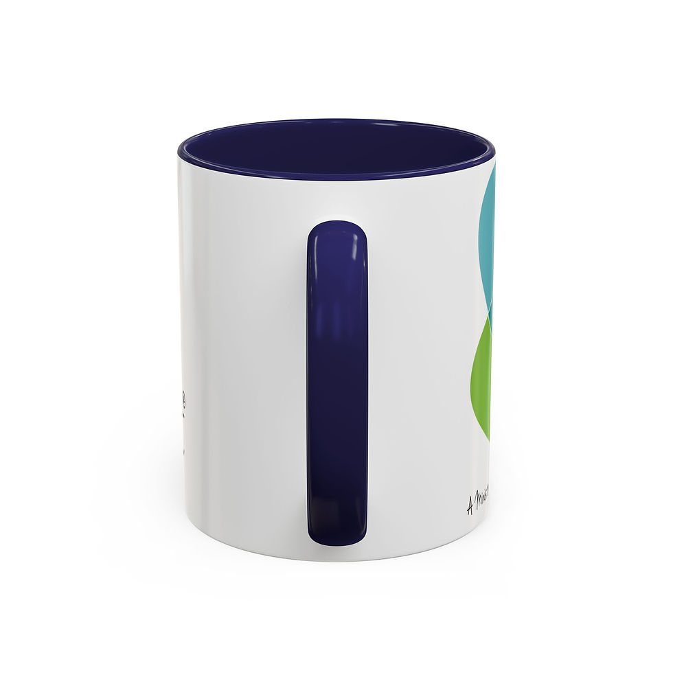 Thumbnail: Invite Welcome Connect Accent Coffee Mug — Inspirational Community Logo 11/15oz